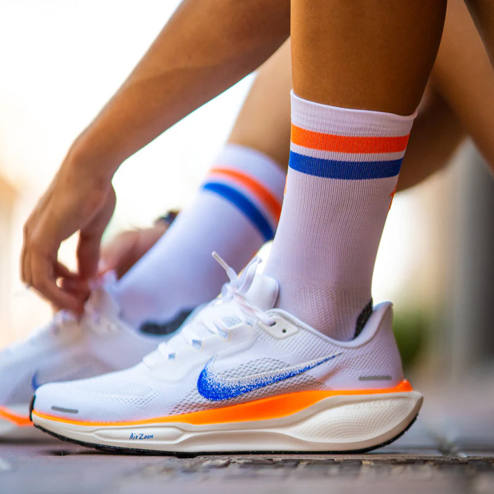 Sporcks Pro Yellow Run Ultralight Crew Sock - Pro Orange