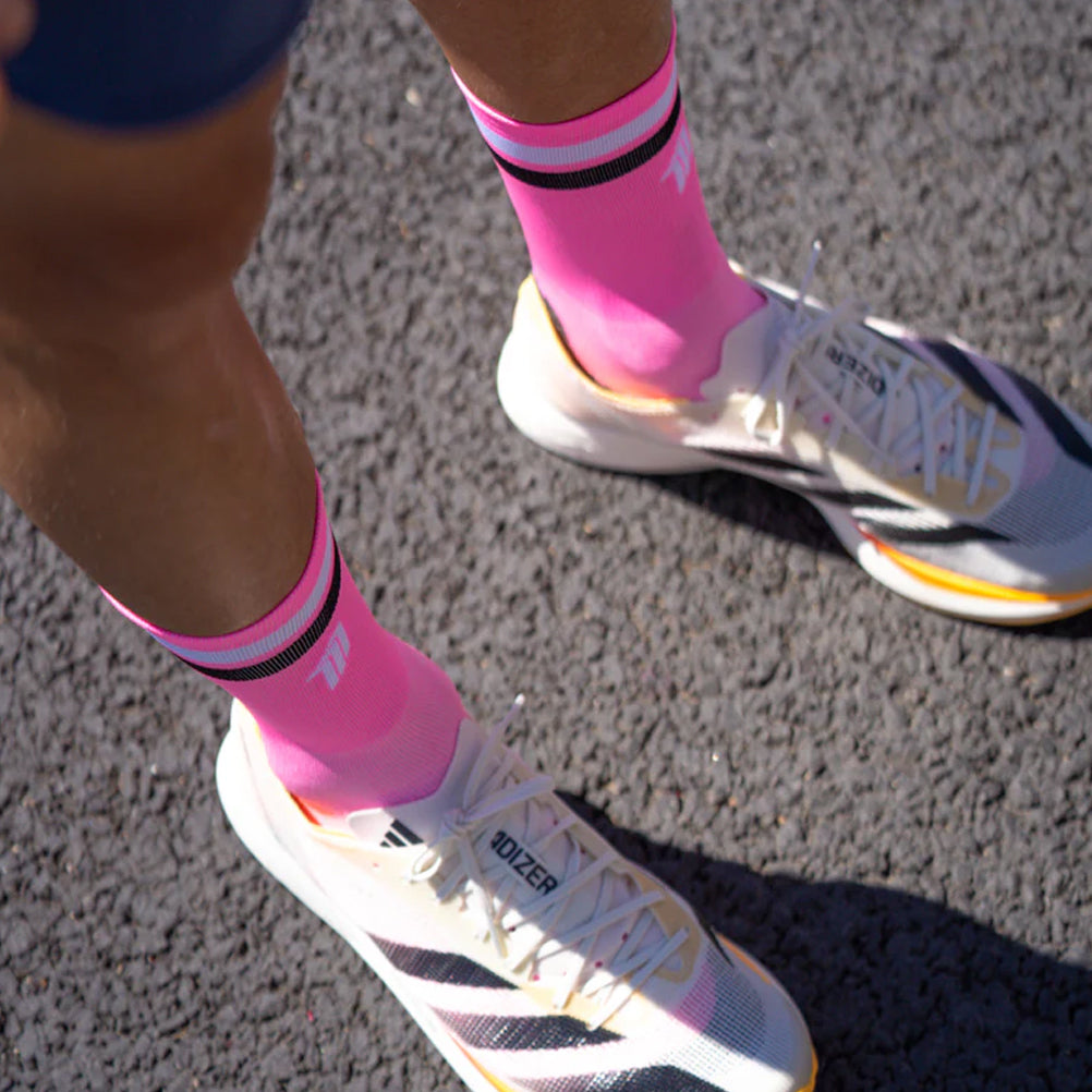 Sporcks Pro Pink Run Ultralight Crew Sock - Pink