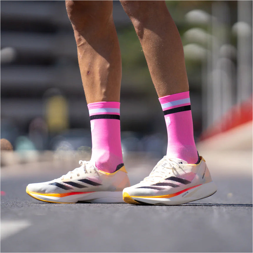 Sporcks Pro Pink Run Ultralight Crew Sock - Pink