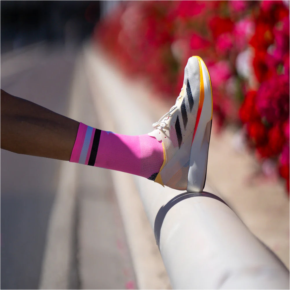 Sporcks Pro Pink Run Ultralight Crew Sock - Pink