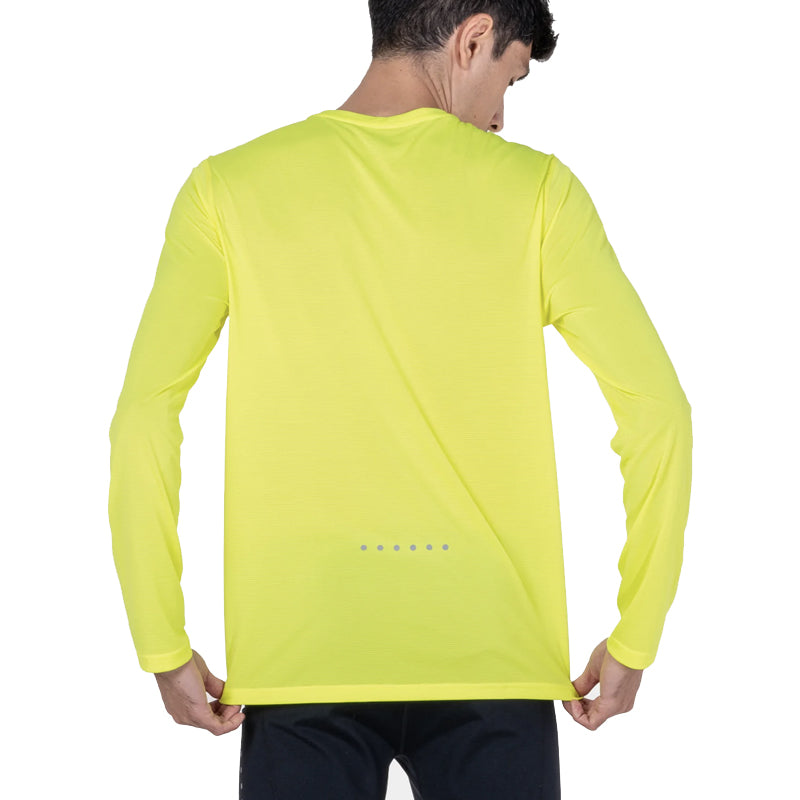 Ronhill Core Long Sleeve Men's Running Tee - Fluo Zest