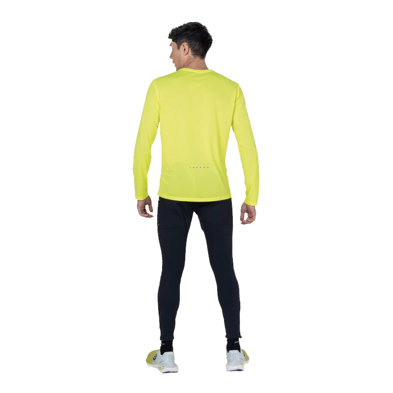 Ronhill Core Long Sleeve Men's Running Tee - Fluo Zest