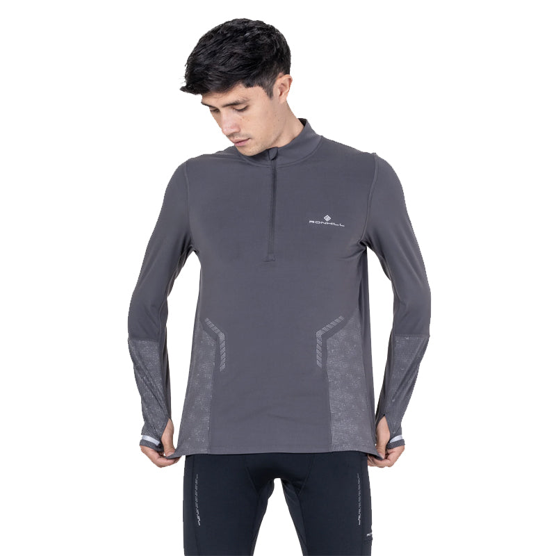 Ronhill Tech Reflect Halfzip Men's Running Top - Oxide/Reflect