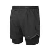 Ronhill Tech Reflect Lux 5inch 2in1 Men's Running Short - Black/Reflect
