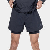 Ronhill Tech Reflect Lux 5inch 2in1 Men's Running Short - Black/Reflect