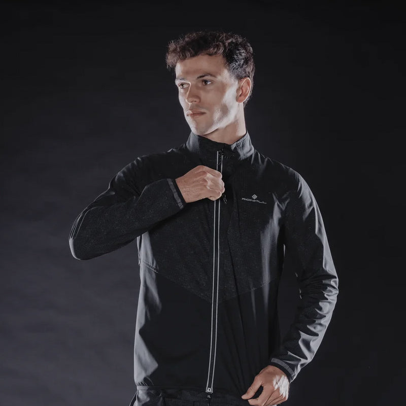 Ronhill Tech Reflect Lux Men's Running Jacket - Black/Reflect