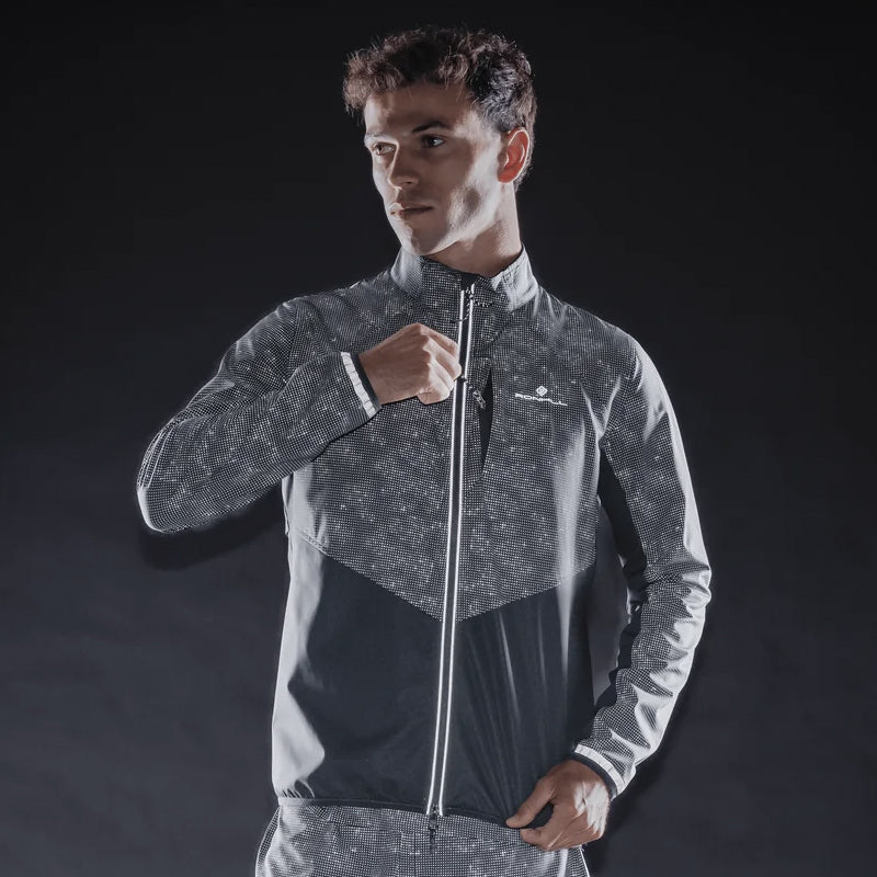 Ronhill Tech Reflect Lux Men's Running Jacket - Black/Reflect