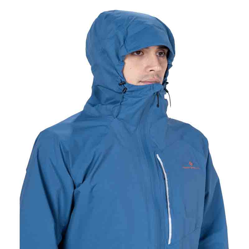 Ronhill Tech Storm Men's Running Jacket - Glacier/Ronhill Red