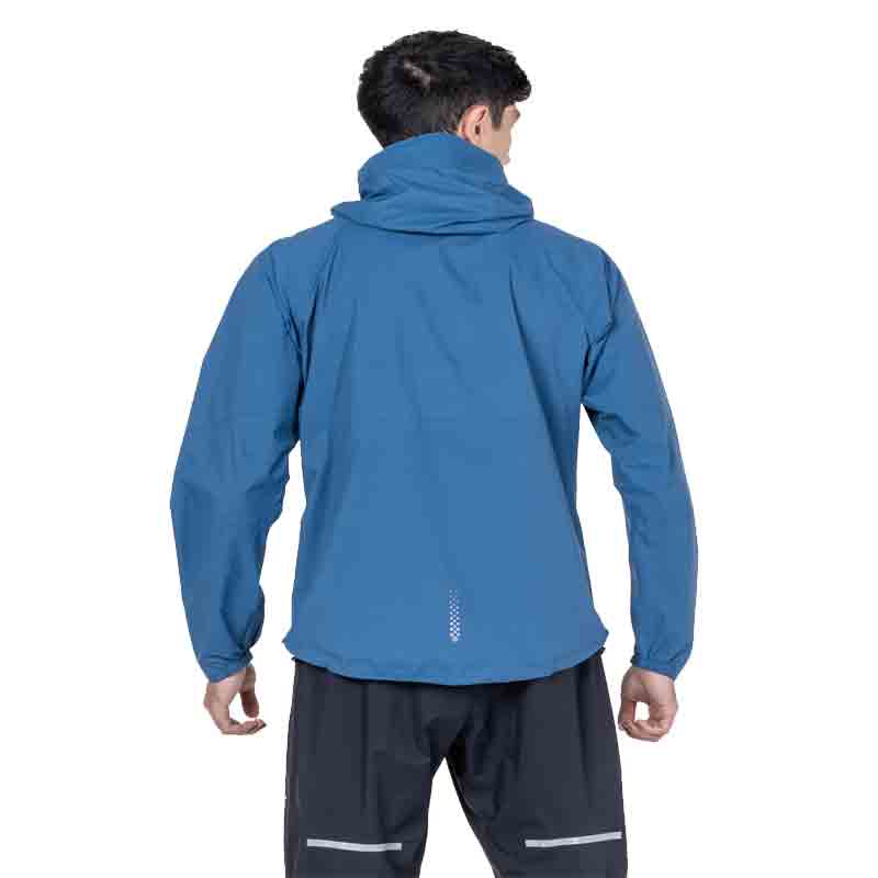 Ronhill Tech Storm Men's Running Jacket - Glacier/Ronhill Red