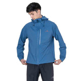 Ronhill Tech Storm Men's Running Jacket - Glacier/Ronhill Red