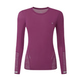 Ronhill Tech Reflect Long Sleeve Women's Running Top - Blackcurrant/Reflect