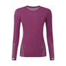 Ronhill Tech Reflect Long Sleeve Women's Running Top - Blackcurrant/Reflect