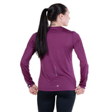Ronhill Tech Reflect Long Sleeve Women's Running Top - Blackcurrant/Reflect