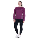 Ronhill Tech Reflect Long Sleeve Women's Running Top - Blackcurrant/Reflect