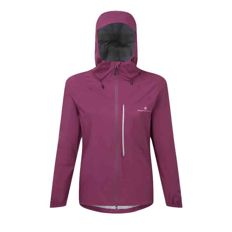 Ronhill Tech Storm Women's Running Jacket - Blackcurrant/Orchid