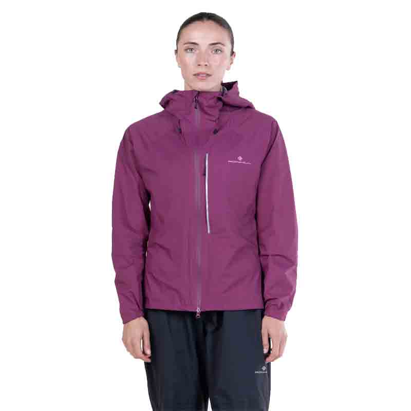 Ronhill Tech Storm Women's Running Jacket - Blackcurrant/Orchid