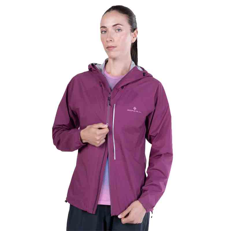 Ronhill Tech Storm Women's Running Jacket - Blackcurrant/Orchid