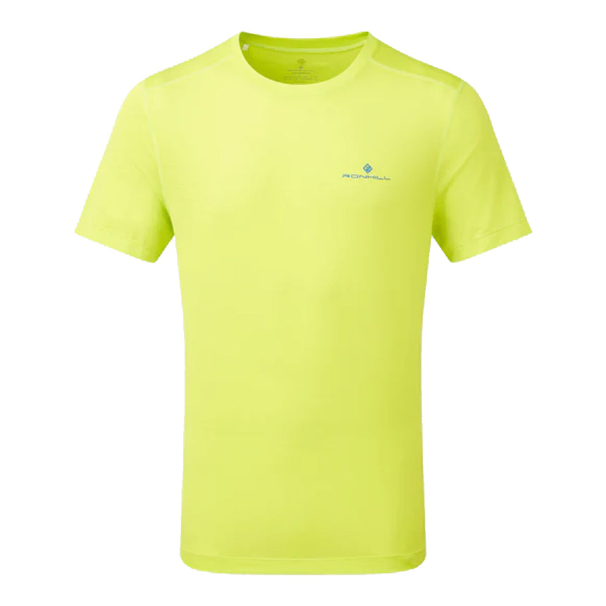 Ronhill Tech Short Sleeve Men's Running Tee - Citrus/Azurite