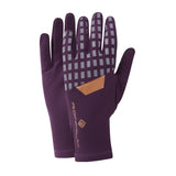 Ronhill Afterhours Running Glove - Grape/Mango/Reflect