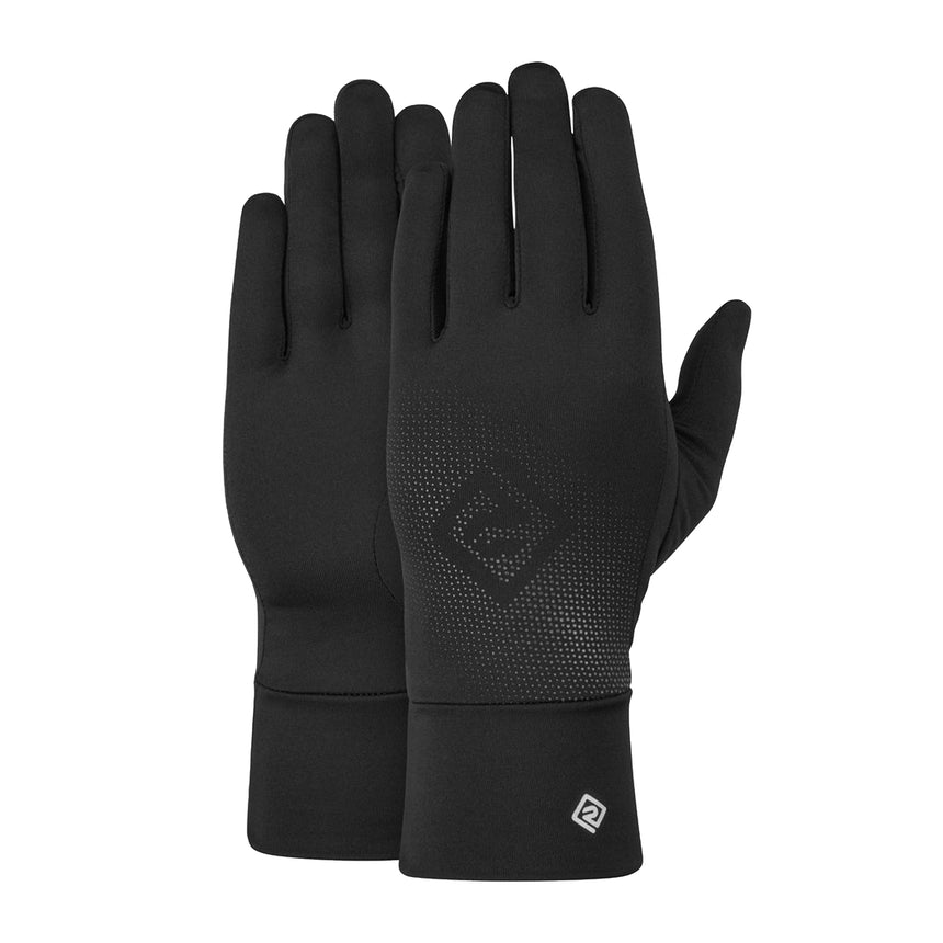 Ronhill Classic beanie and glove set all Black 8233 glove