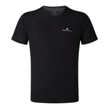 Ronhill Core Short Sleeve Men's Running Tee - Black/Bright White
