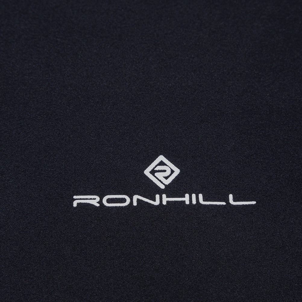 Ronhill Core Thermal Halfzip Men's Running Top - Black/Bright White