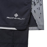 Ronhill Tech Reflect 5inch Men's Twin Running Short  - Black/Reflect