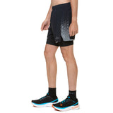 Ronhill Tech Reflect 5inch Men's Twin Running Short  - Black/Reflect