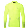 Ronhill Tech Reflect Halfzip Men's Running Top - Fluo Yellow/Reflect