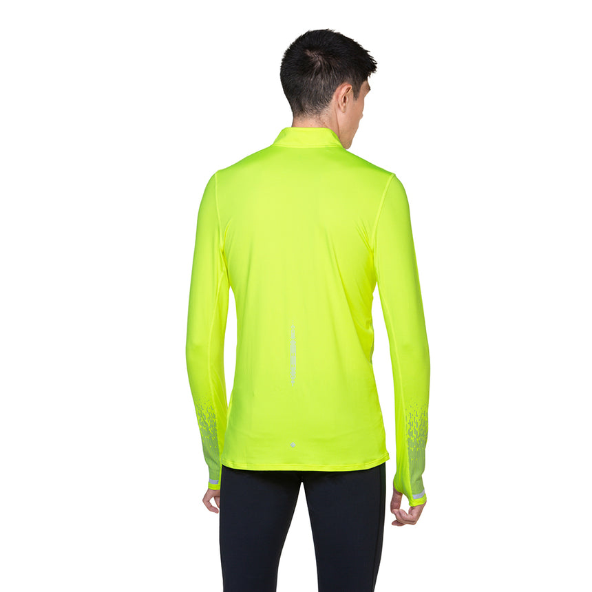 Ronhill Tech Reflect Halfzip Men's Running Top - Fluo Yellow/Reflect