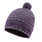 Ronhill Winter Bobble Hat - Dark Iris/White
