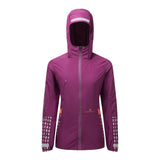 Ronhill Tech Afterhours Women's Running Jacket - Grape/Mango/Reflect