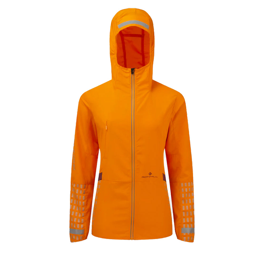 Ronhill Tech Afterhours Women's Running Jacket - Mango/Grape/Reflect