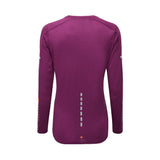 Ronhill Tech Afterhours Long Sleeve Women's Running Tee - Grape/Mango/Reflective
