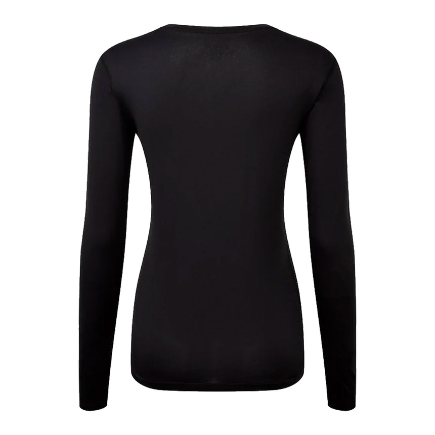 Ronhill Core Long Sleeve Women's Running Tee - Black/Bright White