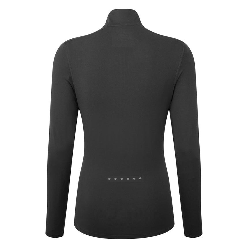 Ronhill Core Thermal Halfzip Women's Running Top - Black/Bright White
