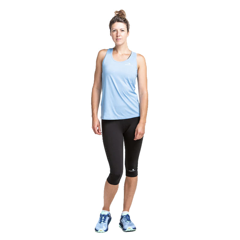 Ronhill Core Women's Running Vest - Cornflower Blue/Bright White