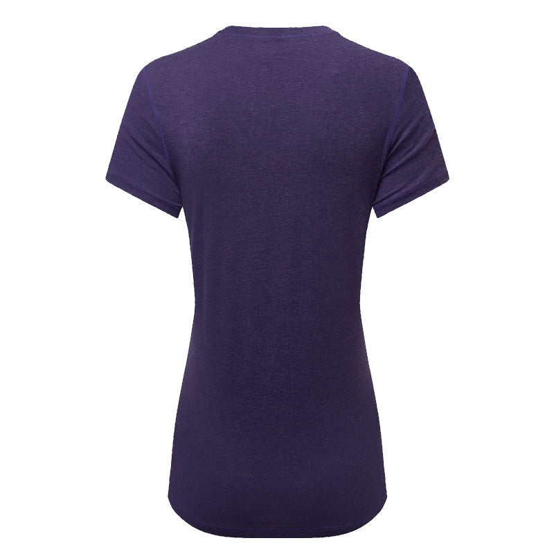 Ronhill Life Tencel Short Sleeve Women's Running Tee - Ultraviolet Marl