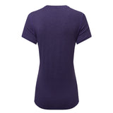 Ronhill Life Tencel Short Sleeve Women's Running Tee - Ultraviolet Marl