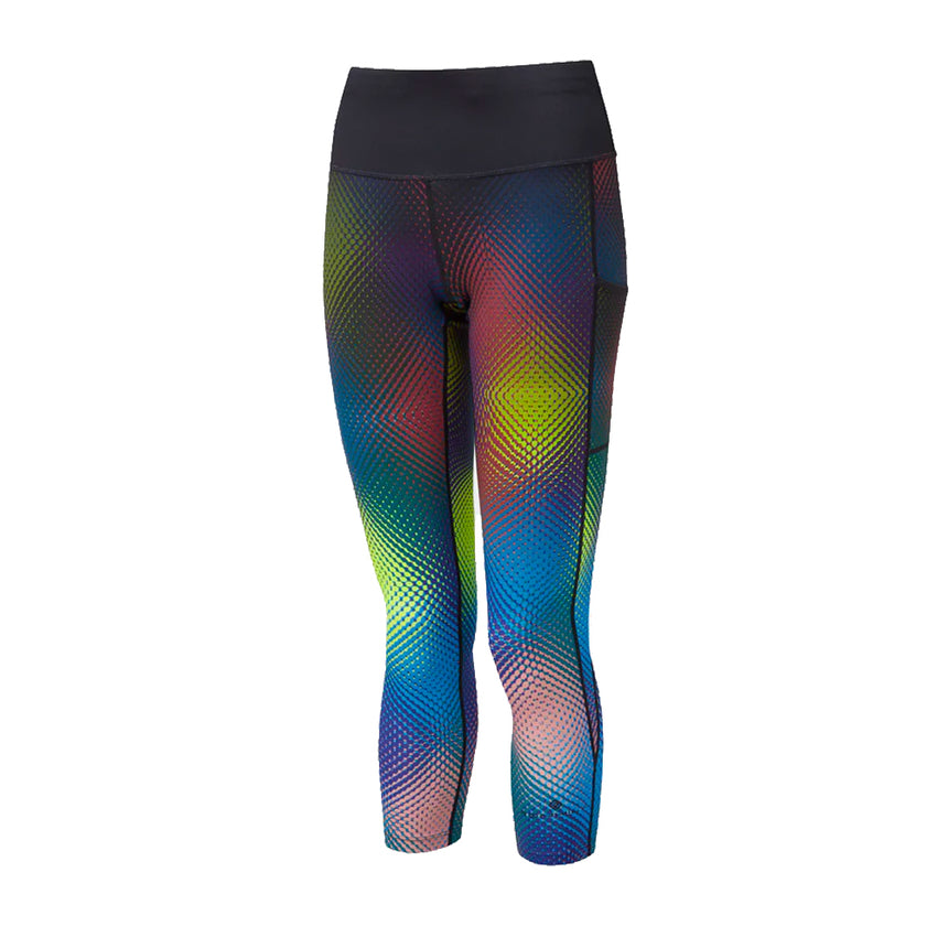 Ronhill Life Women's Running Crop Tight - Blush Discotec Fade