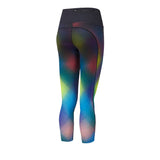 Ronhill Life Women's Running Crop Tight - Blush Discotec Fade