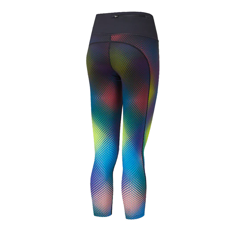 Ronhill Life Women's Running Crop Tight - Blush Discotec Fade