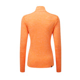 Ronhill Life Practice Halfzip Long Sleeve Women's Running Top - Vine/Fluo Yellow
