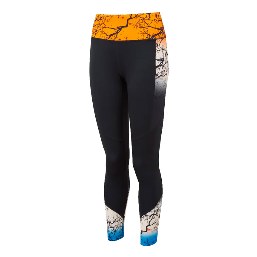 Ronhill Life Satori Women's Running Tight - Black/Mango