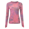 Ronhill Tech Golden Hour Long Sleeve Women's Running Tee - Salsa Illuminations