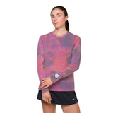 Ronhill Tech Golden Hour Long Sleeve Women's Running Tee - Salsa Illuminations
