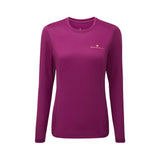 Ronhill Tech Long Sleeve Women's Running Tee - Grape/Mango