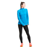 Ronhill Tech Prism Halfzip Long Sleeve Women's Running Top - Kingfisher/Grape