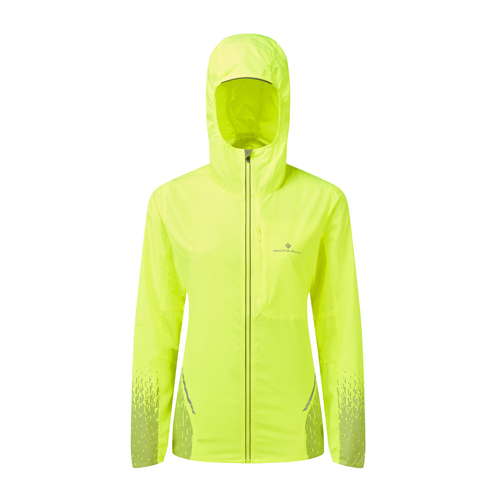 Ronhill Tech Reflect Women's Running Jacket - Fluo Yellow/Reflect