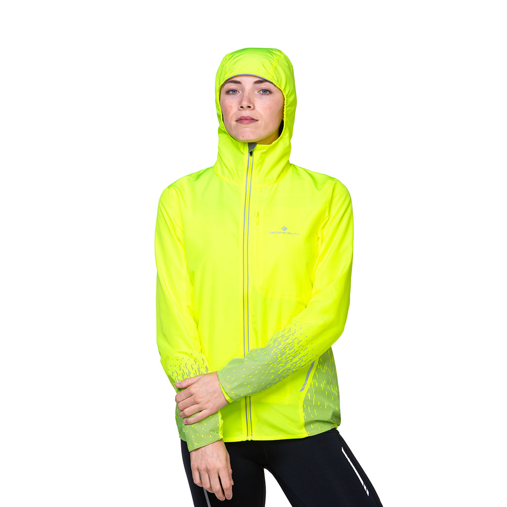 Ronhill Tech Reflect Women's Running Jacket - Fluo Yellow/Reflect